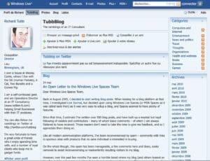 Tubblog on Windows Live Spaces