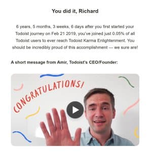 Todoist Karma Enlightenment